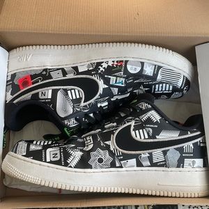 Black and white af1 07 LX WW